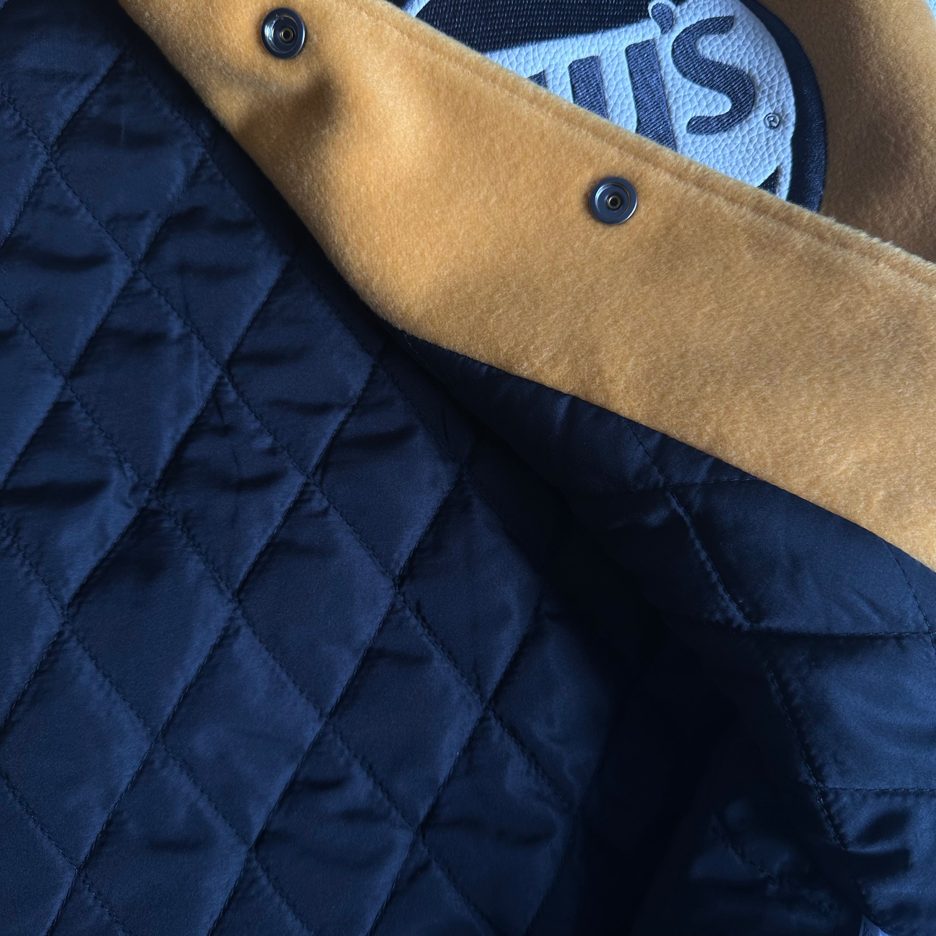 1807 x Lay's Leather Patchwork Varsity Jacket