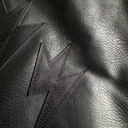 Amexnocap Leather-Trim Varsity Jacket