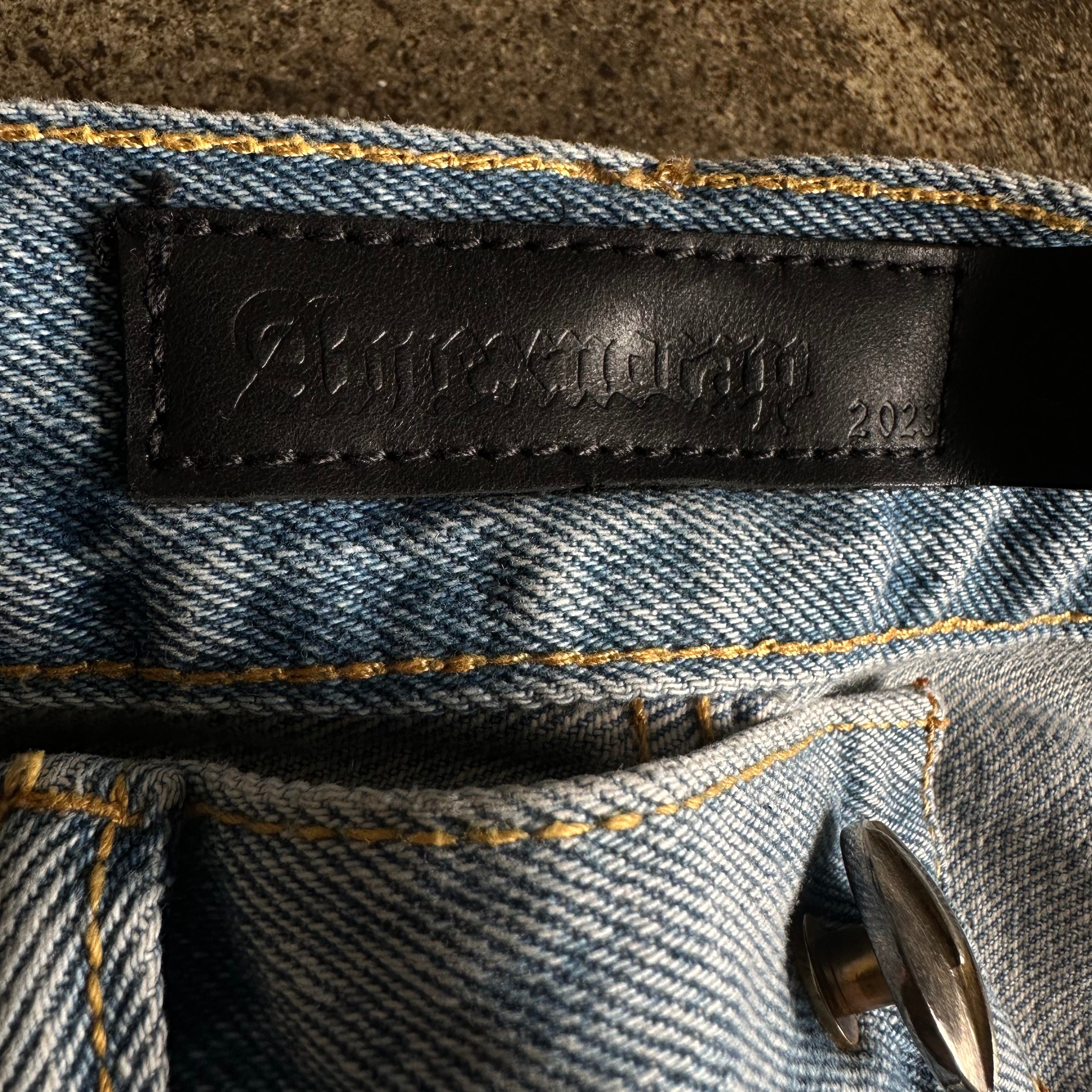 Amexnocap Lightning Patch Denim Jeans