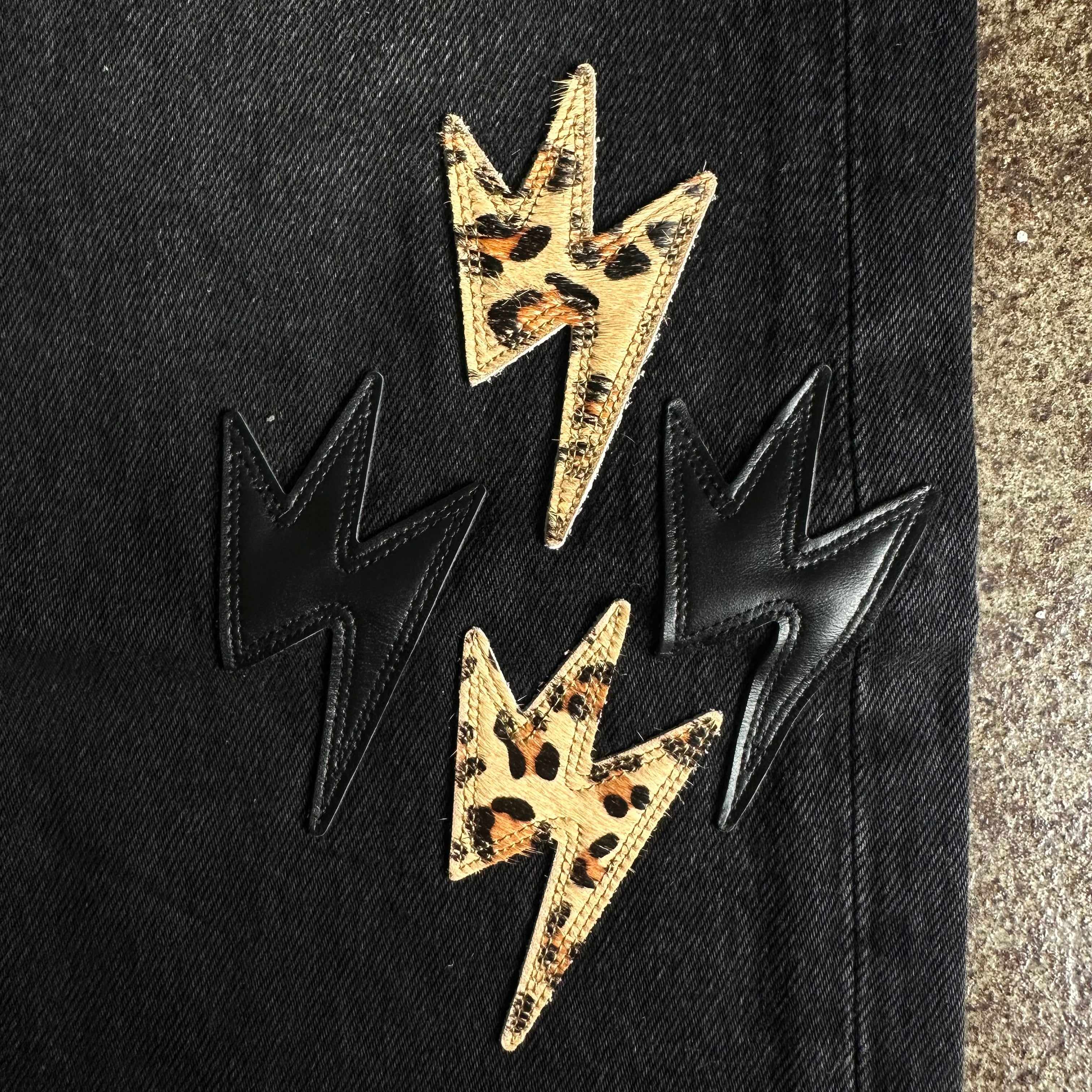 Amexnocap Leopard Lightning Denim