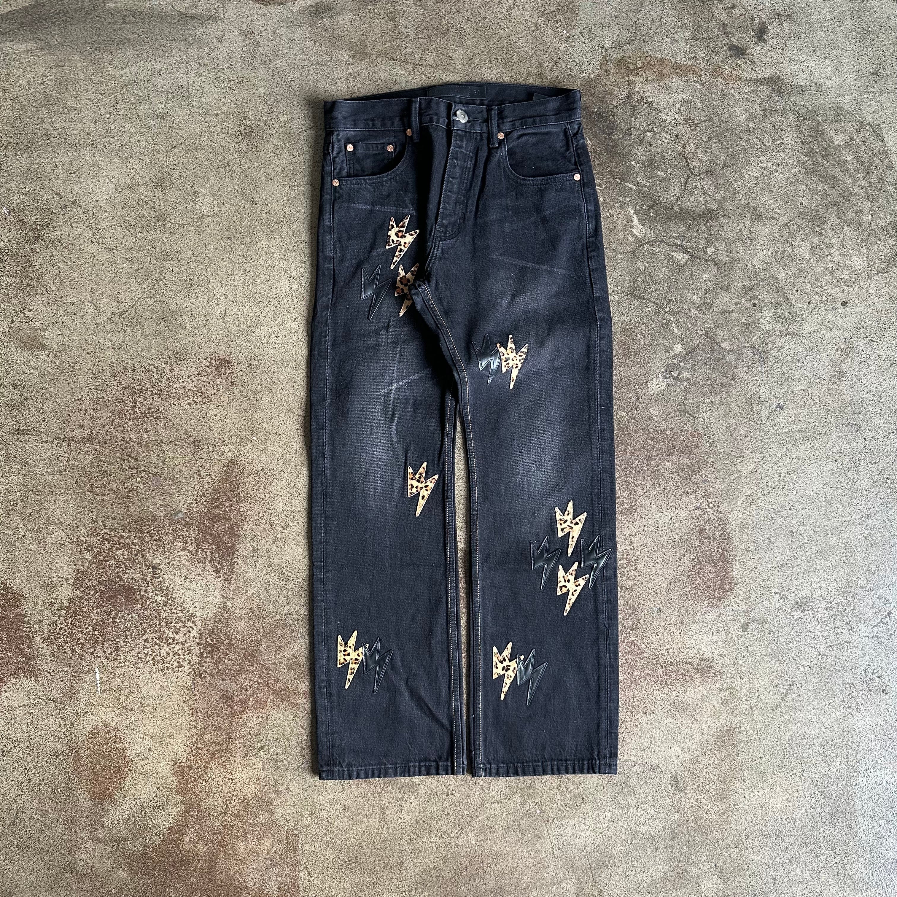 Amexnocap Leopard Lightning Denim