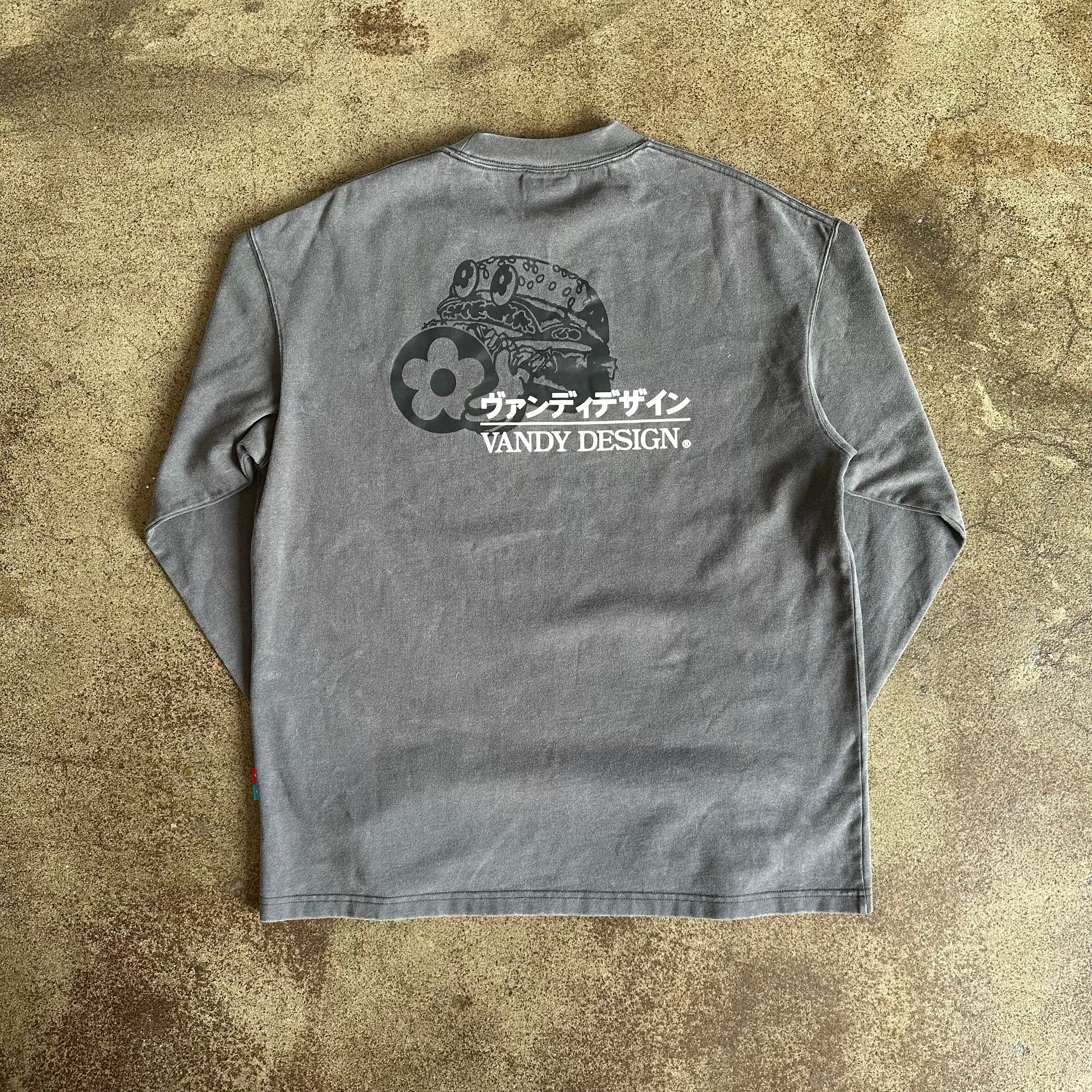 VANDY THE PINK Washed Graphic Long Sleeve Tee