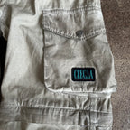 CEEC Detachable Washed Khaki Cargo Pants